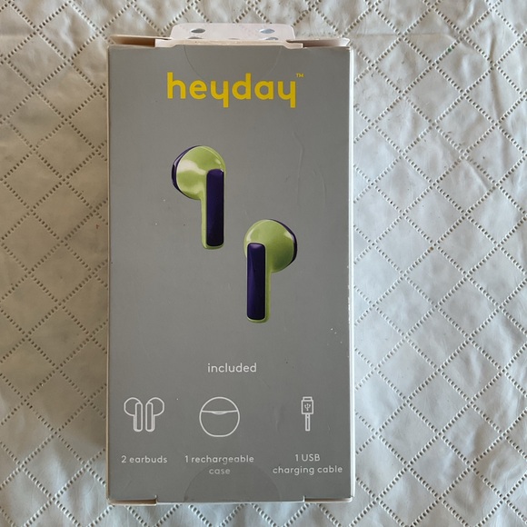heyday Other - Heyday Wireless Earbuds - Purple and Green